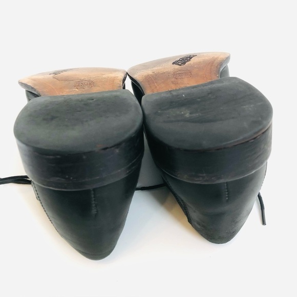 Johnston & Murphy Black Leather Oxfords